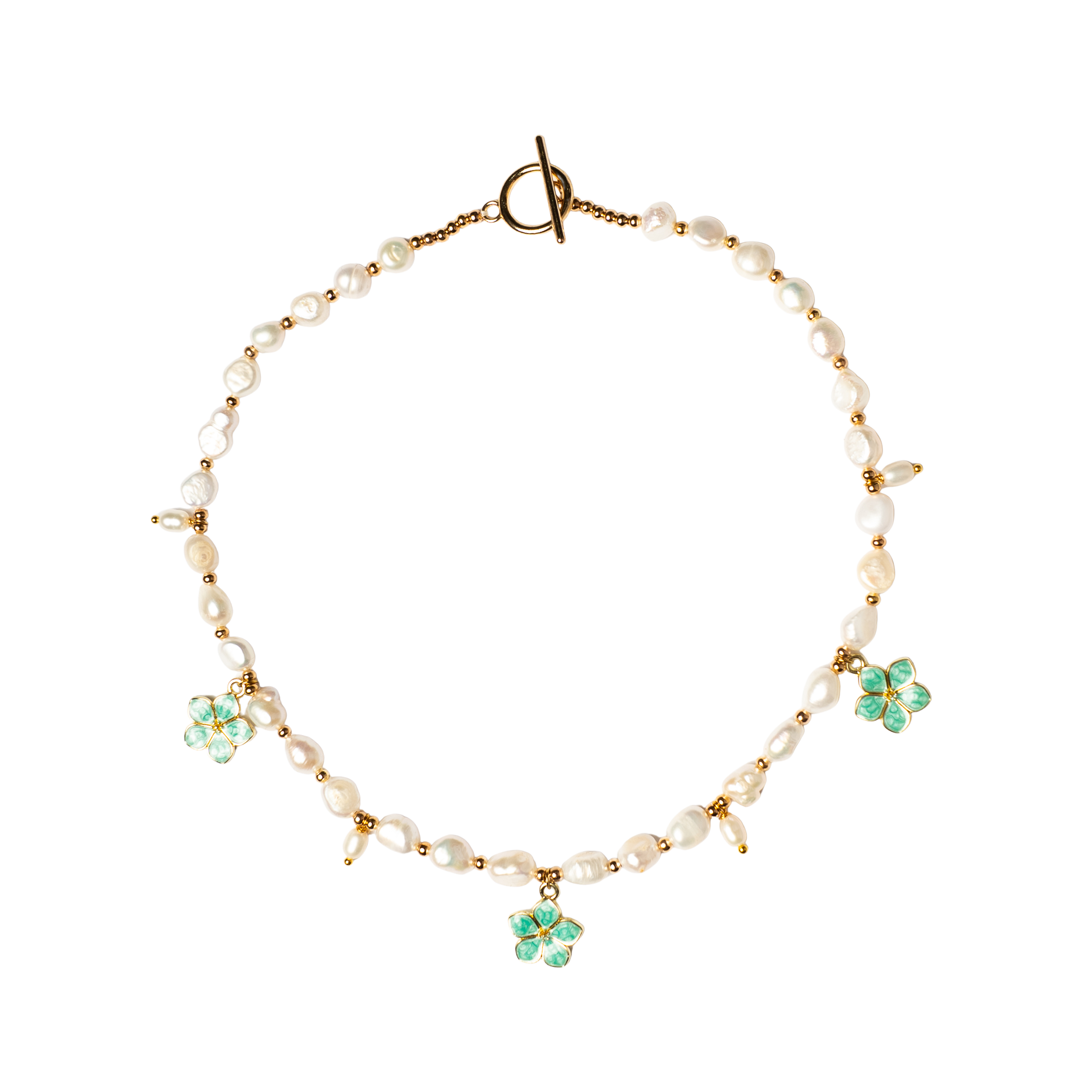 OCEAN FLEUR PEARL NECKLACE