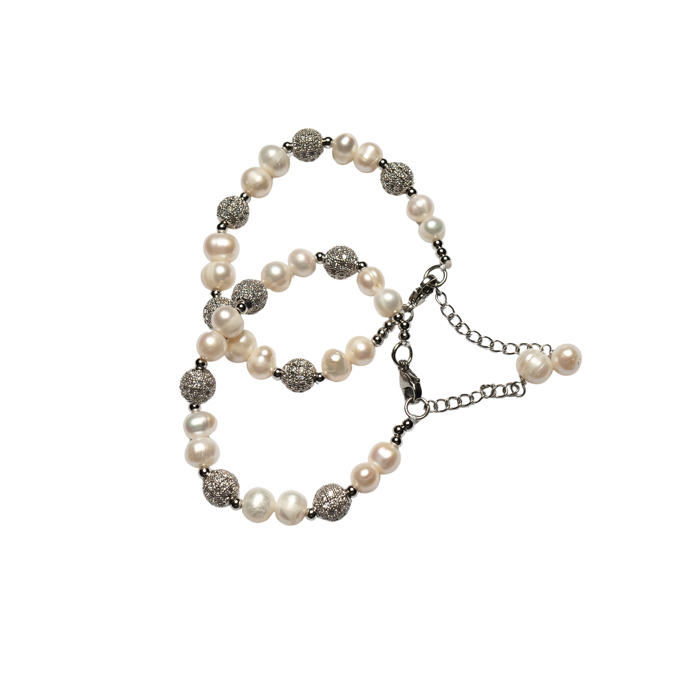ICED PEARL BRACELET