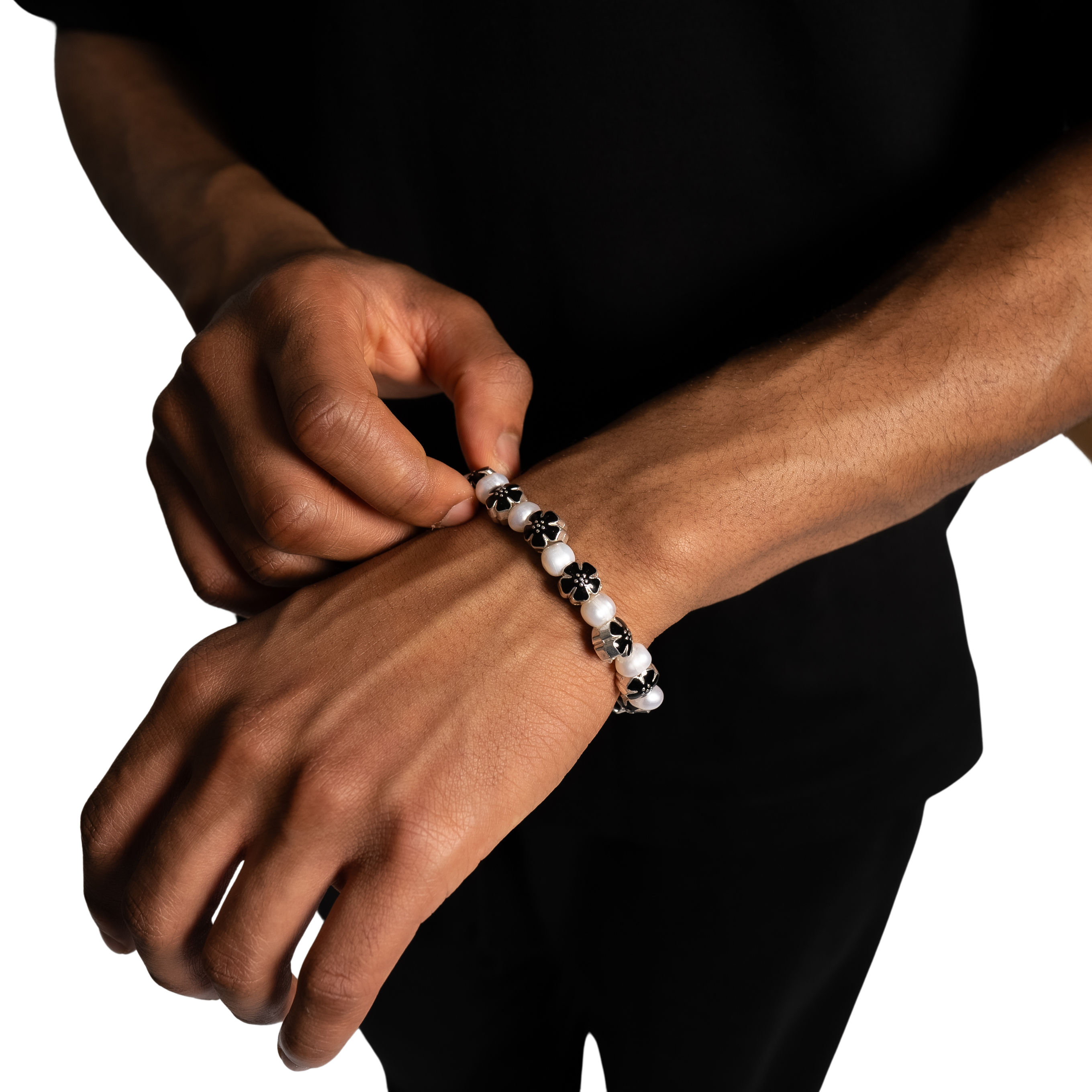 BLACK LOTUS BRACELET
