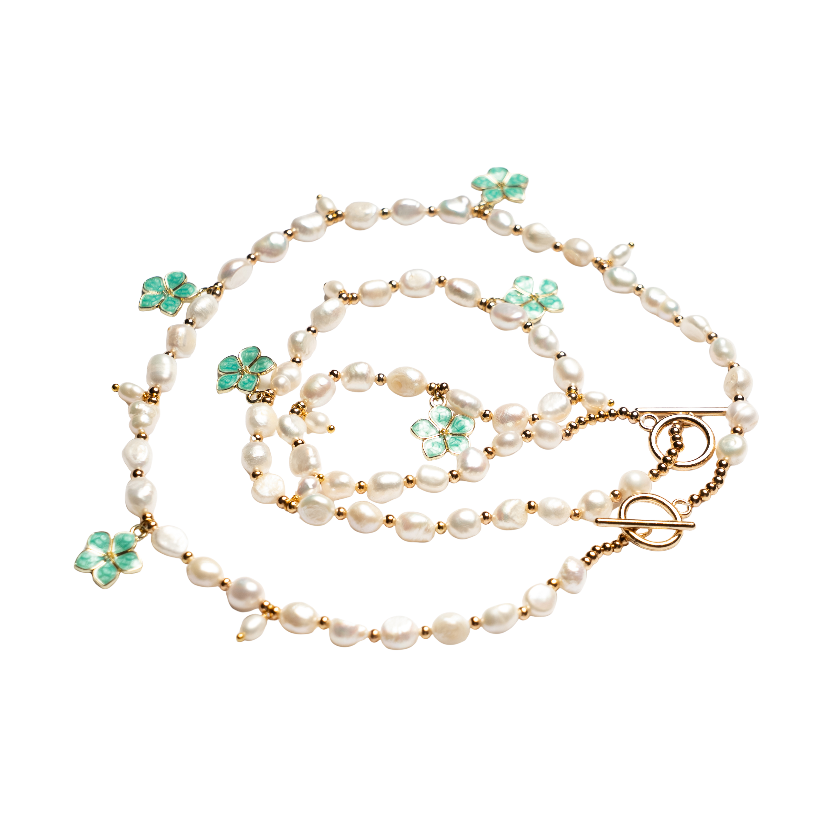OCEAN FLEUR PEARL NECKLACE
