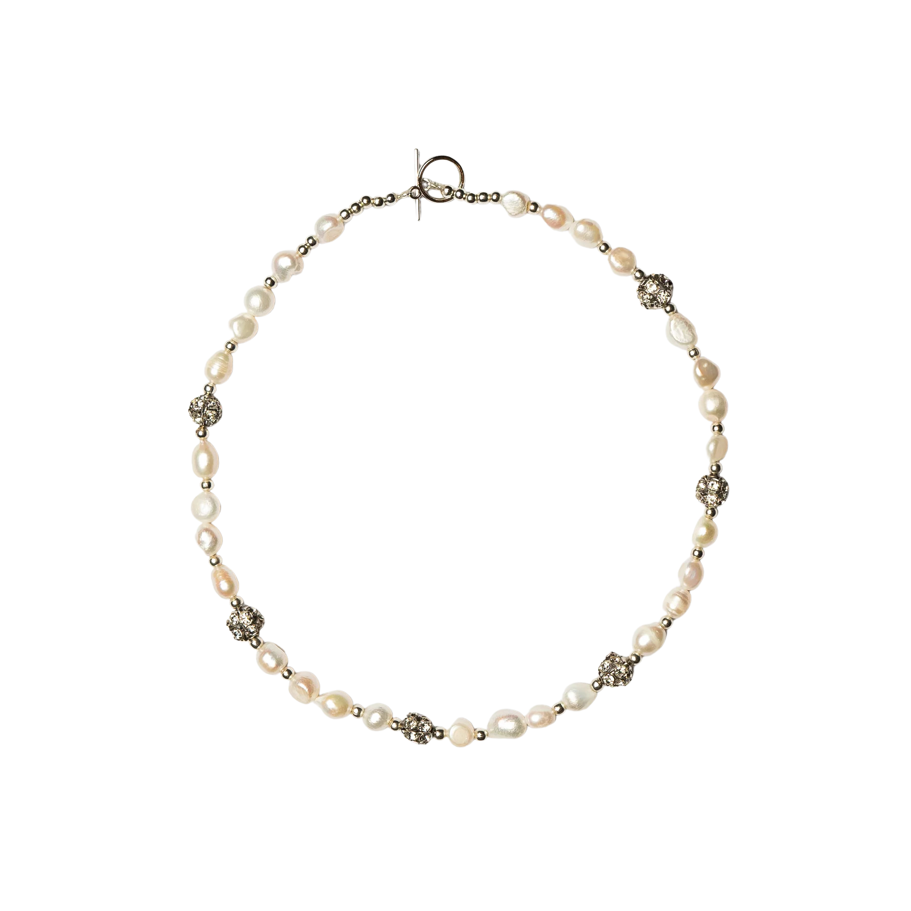 CRYSTAL PEARL NECKLACE
